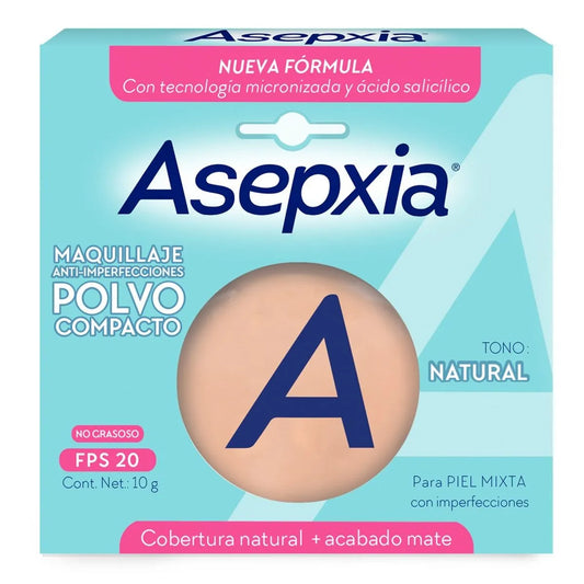 Polvo Compacto Asepxia Natural 10 Gramos