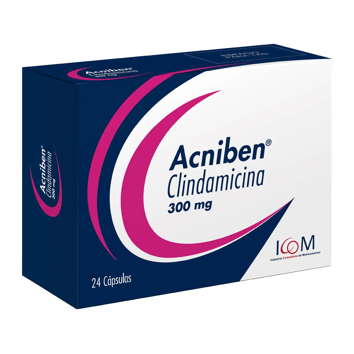 Acniben 300 mg 24 Cápsulas Icom Mq (rf)