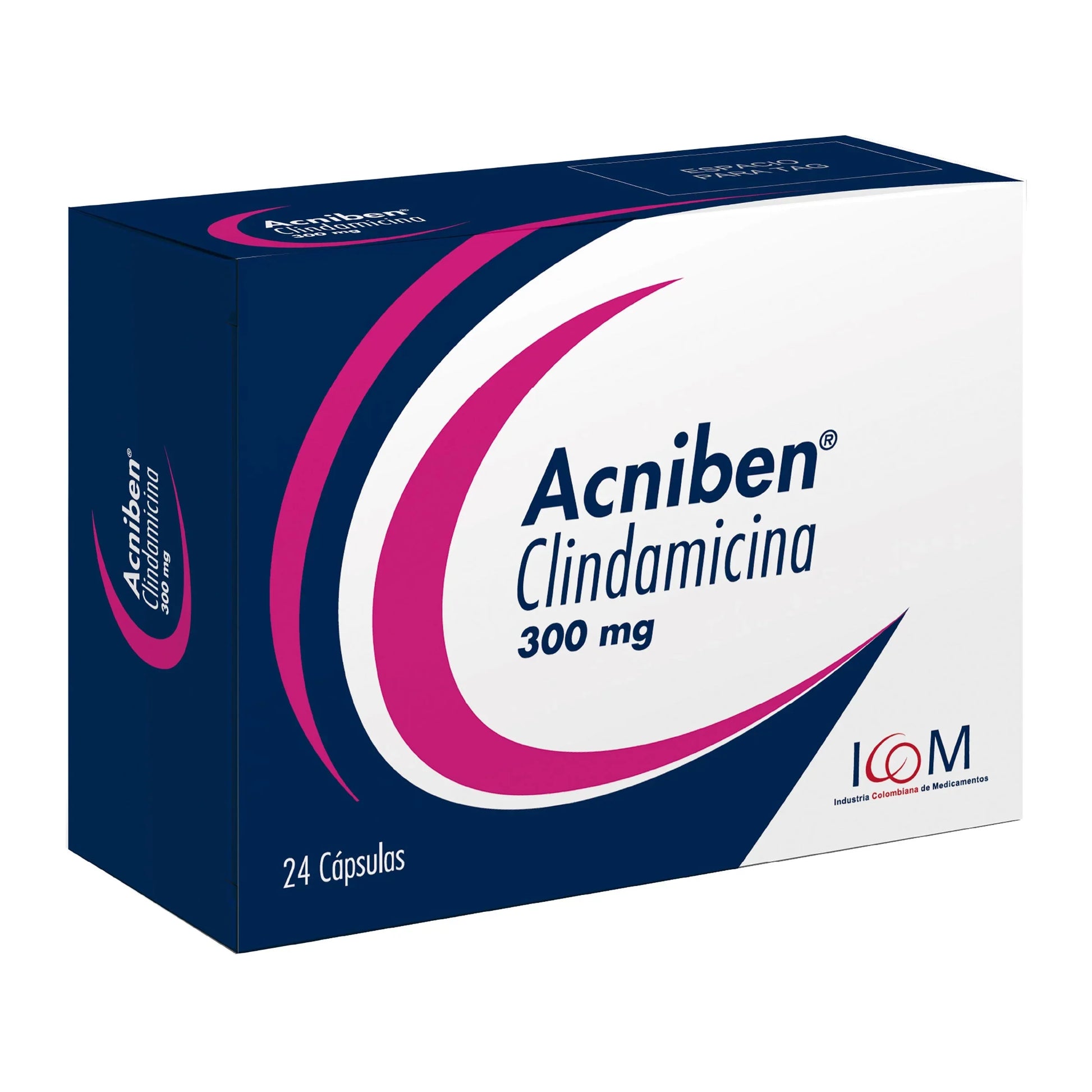Acniben 300 mg 24 Cápsulas Icom Mq (rf)