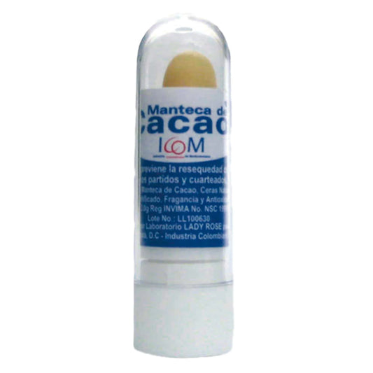 Manteca De Cacao Icom Labial 12 Uds
