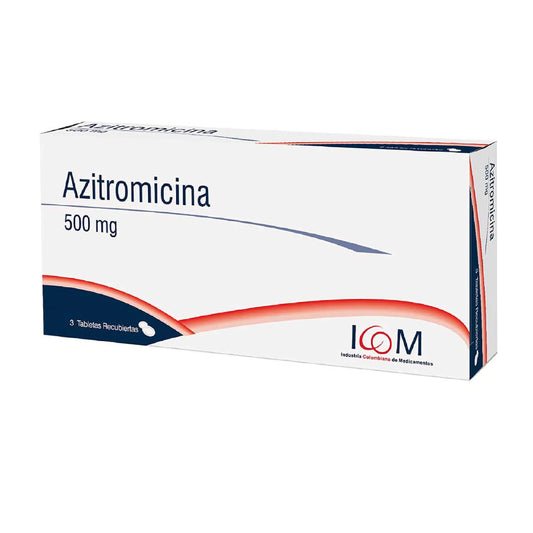 Azitromicina 500 mg 3 Tableta Ic Mq