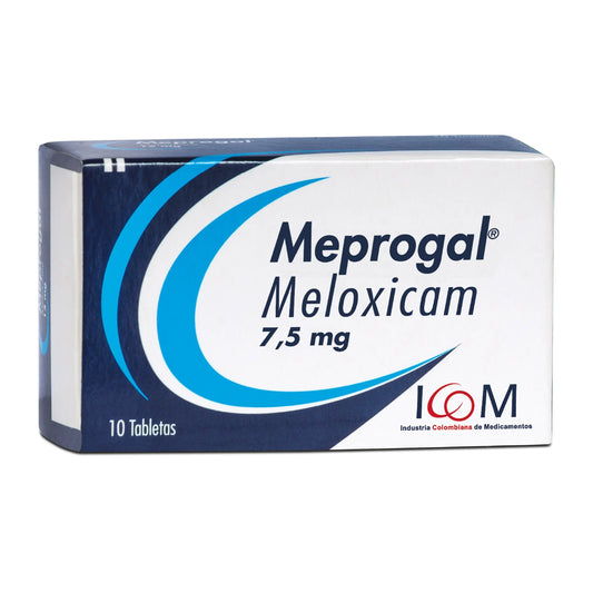 Meprogal 7.5 mg 10 Tabletas Icom (pd)(rf