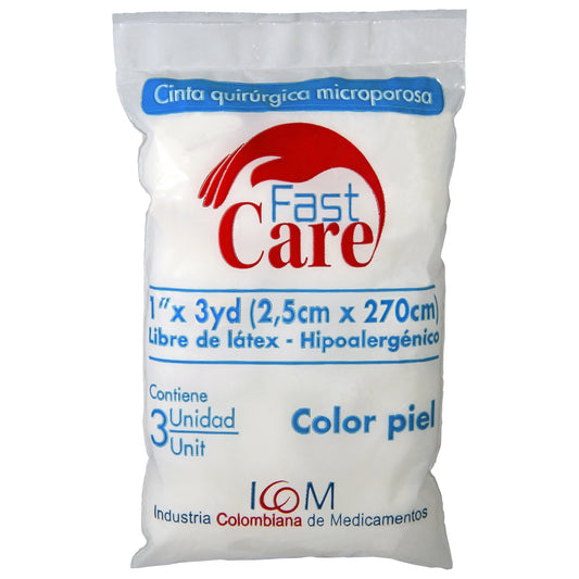 Micropore C.piel Fast Care 1x3 3uds Icom