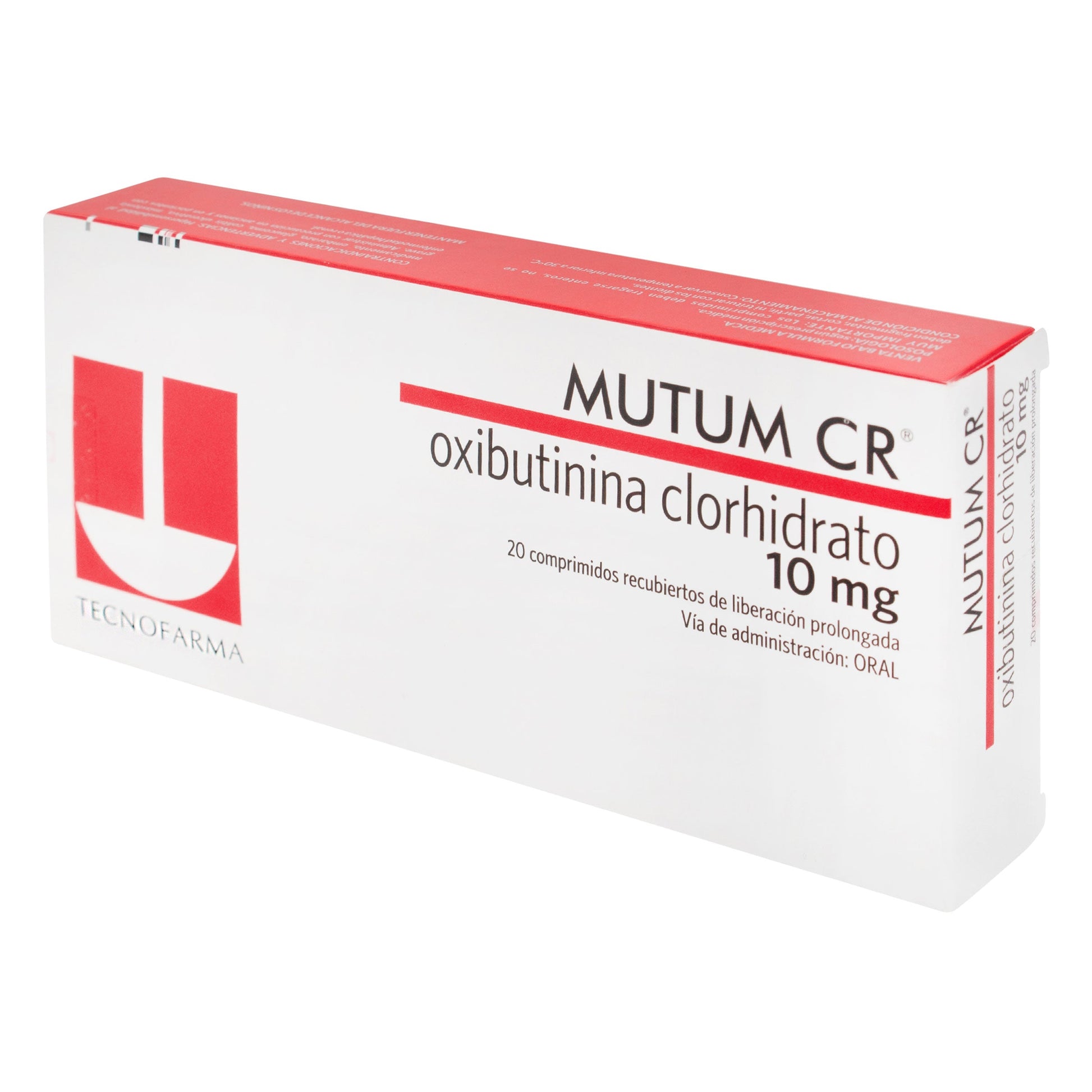 Mutum Cr 10 mg 20 Tabletas(A)