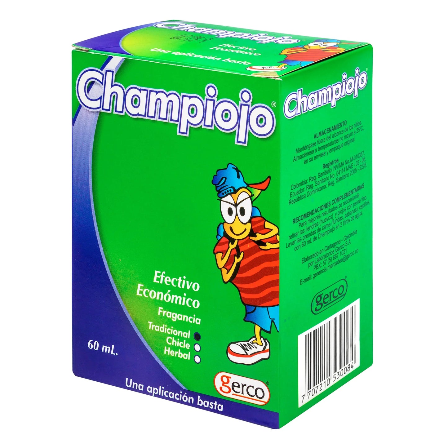 Shampoochampiojo 60 ml Tradicional+peine