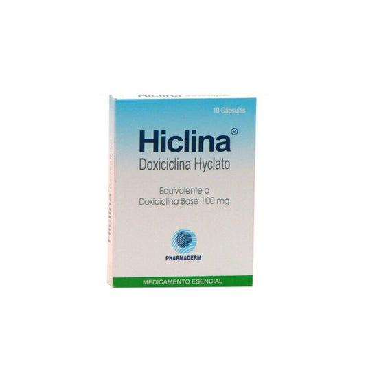 Hiclina 100 mg 10 Cápsulas