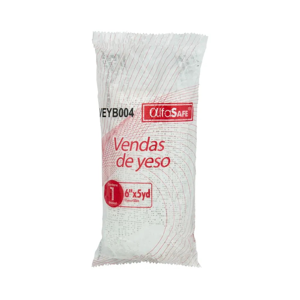 Venda De Yeso Blanca Alfa 6x5