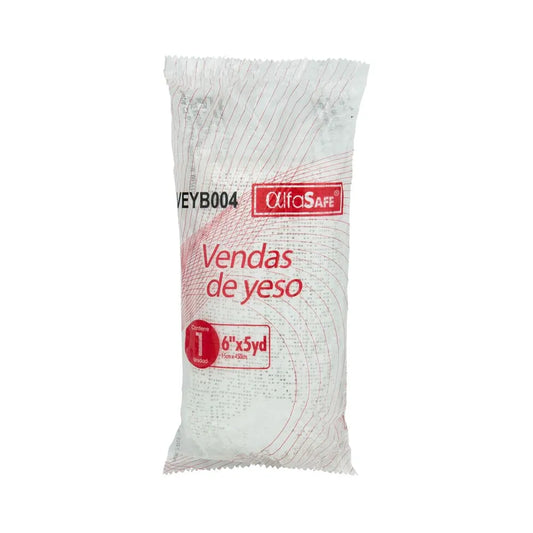 Venda De Yeso Blanca Alfa 6x5