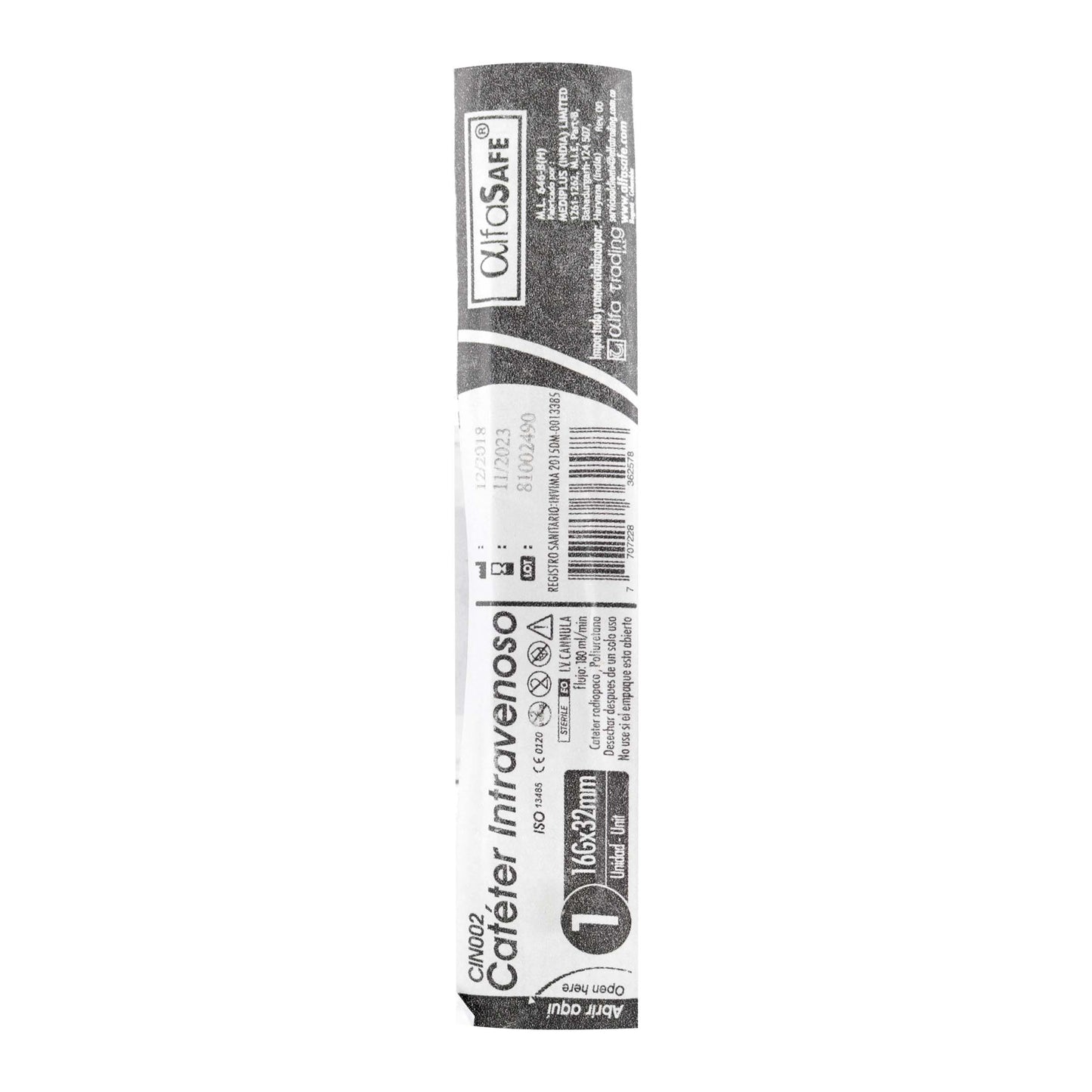 Cateter Alfa Intravenoso 16g X1 1/4 32 Mm