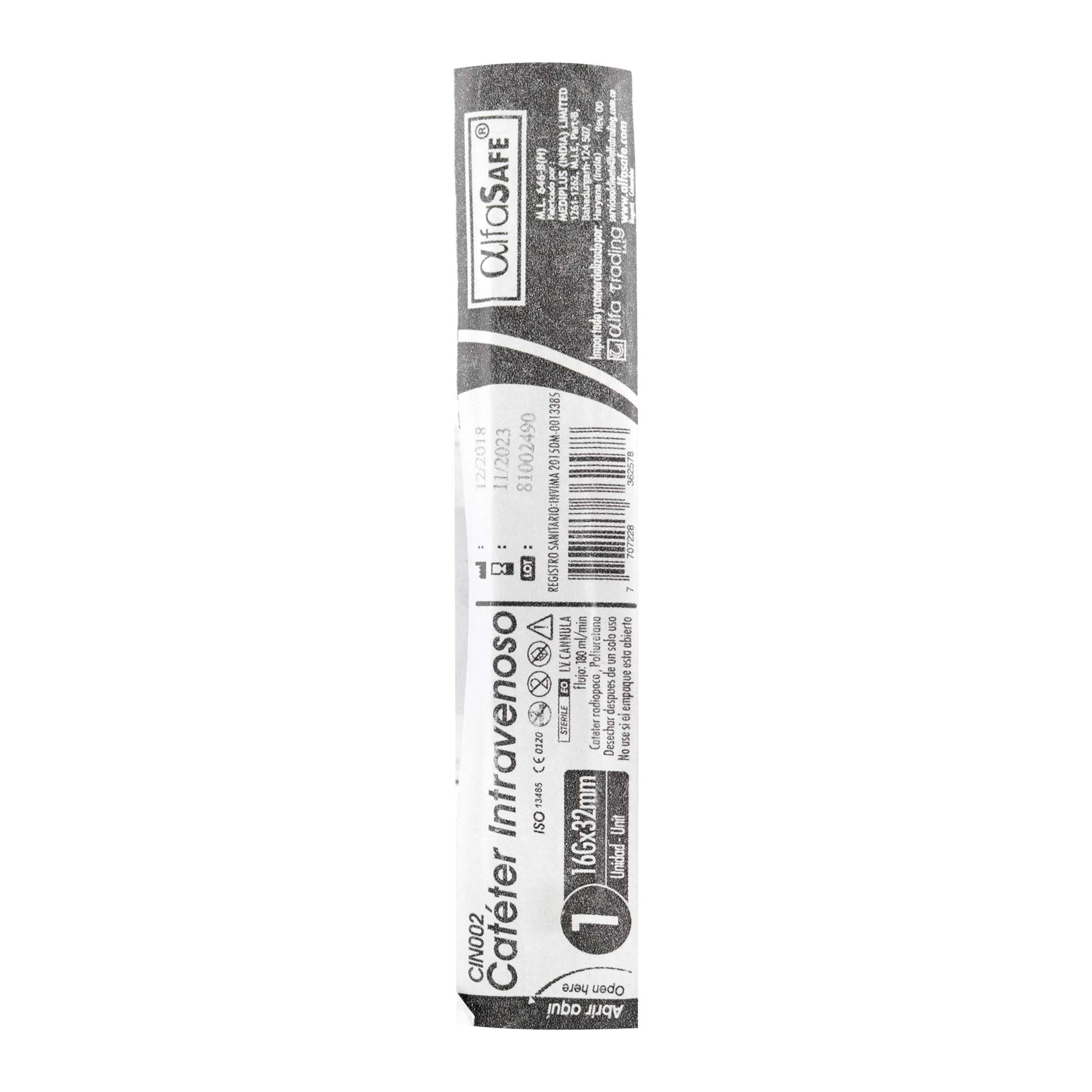 Cateter Alfa Intravenoso 16g X1 1/4 32 Mm