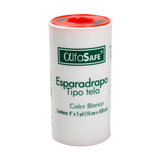Esparadrapo Tela Alfa Blanco 4X5 Yardas