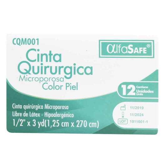 Microporoso Alfa Piel 1/2 Pulgada 3 Yardas 12 Unidades