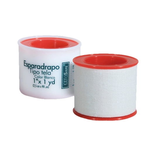 Esparadrapo Tela Alfa Blanco 1X1 12 Unidades