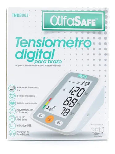 Tensiómetro Digital Brazo Alfasafe Hk- 8