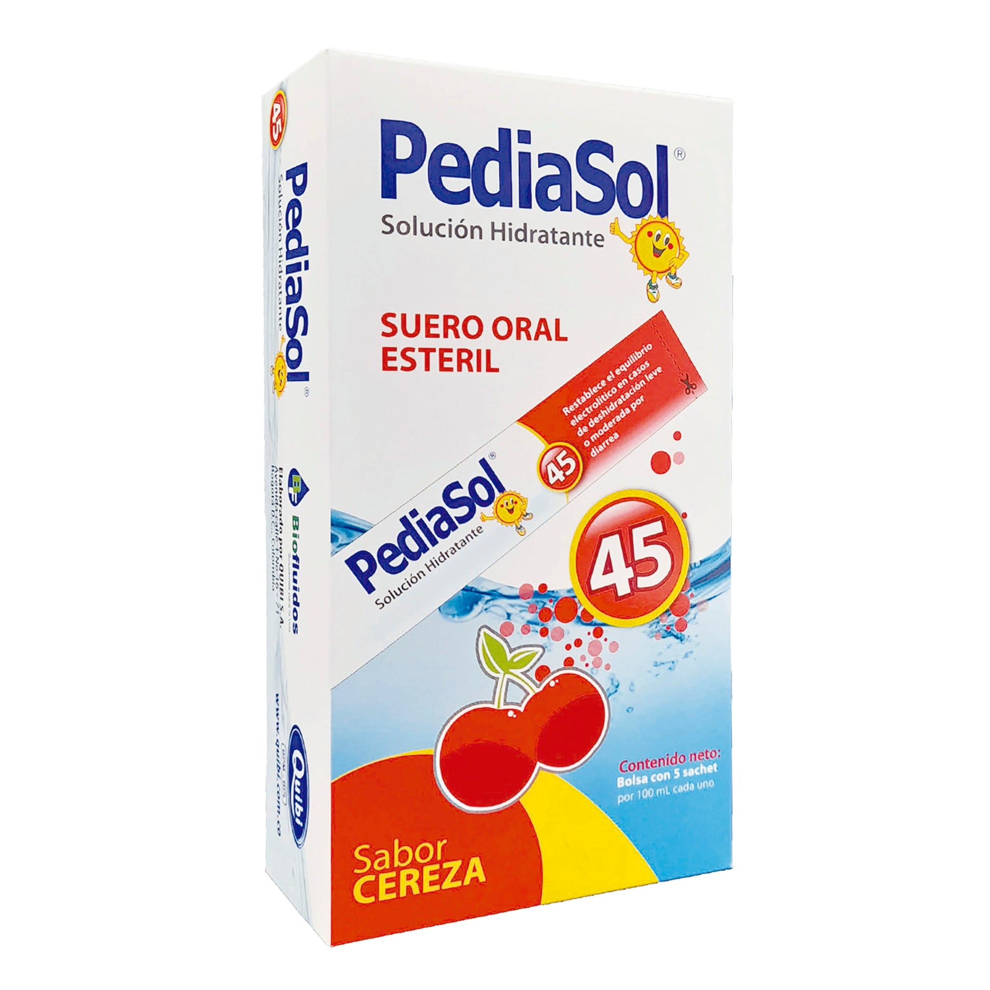 Pediasol 45 Cereza 100 ml Dis 5 Sbs
