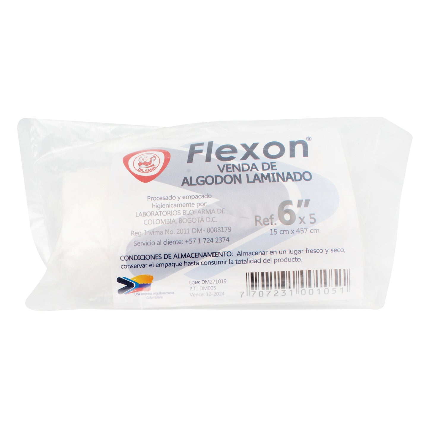 Algodón Laminado Flexon 6x5