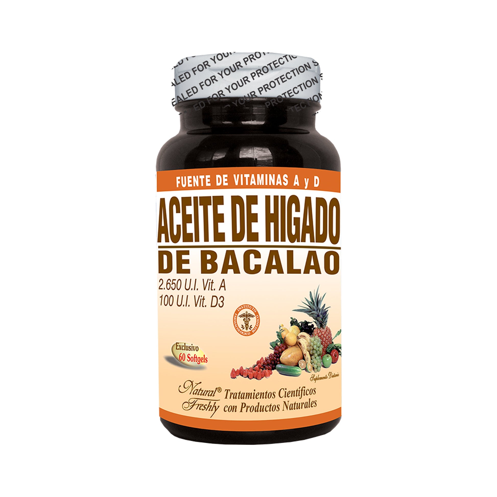 Aceite Higado Bacalao 60 Softgels Nf