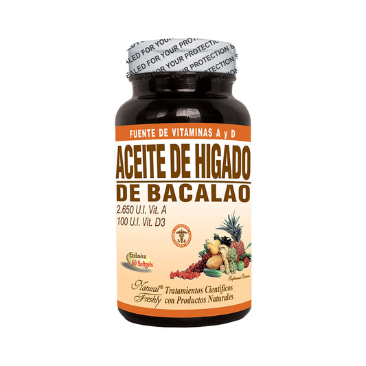 Aceite Higado Bacalao 60 Softgels Nf