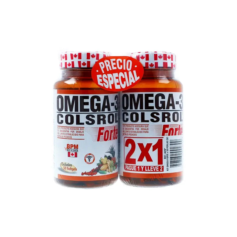 Omega 3 Plus Colsrol 50 Softgels 2x1
