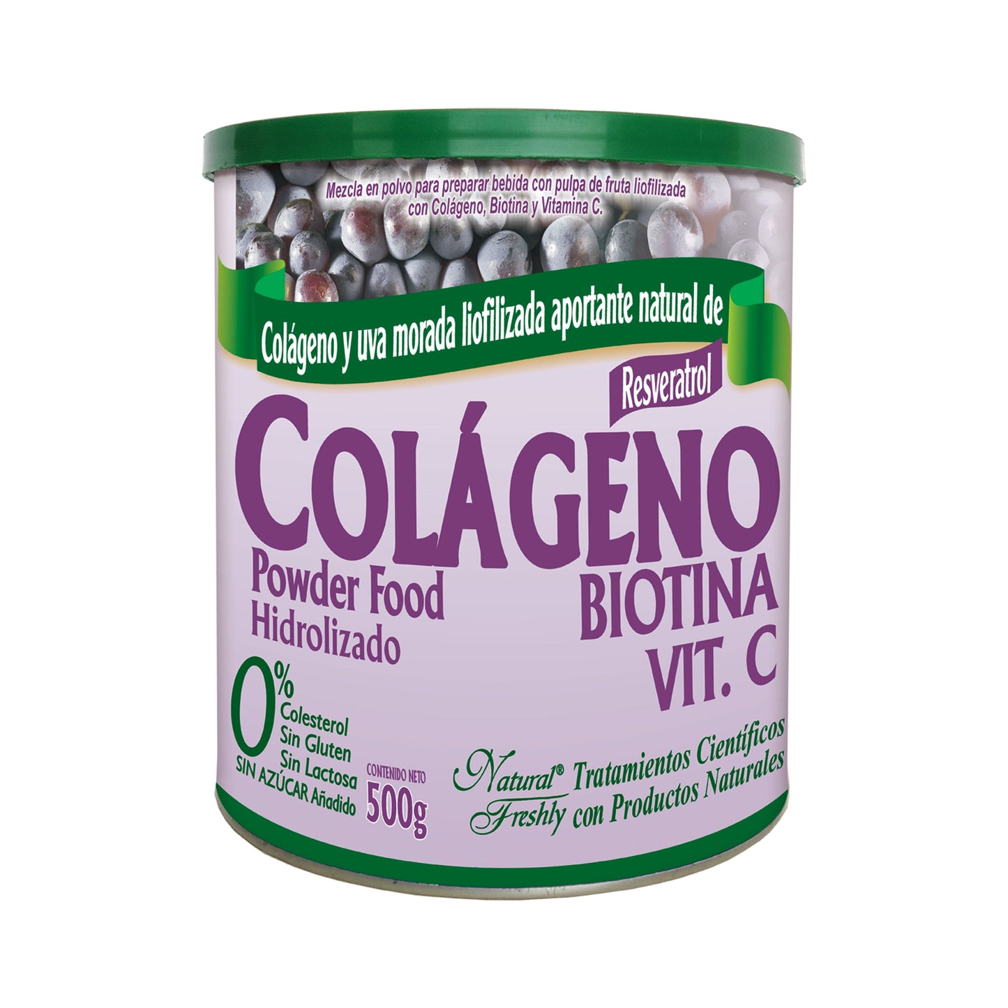 Colageno Con Resveratrol Polvo 500gr IVA