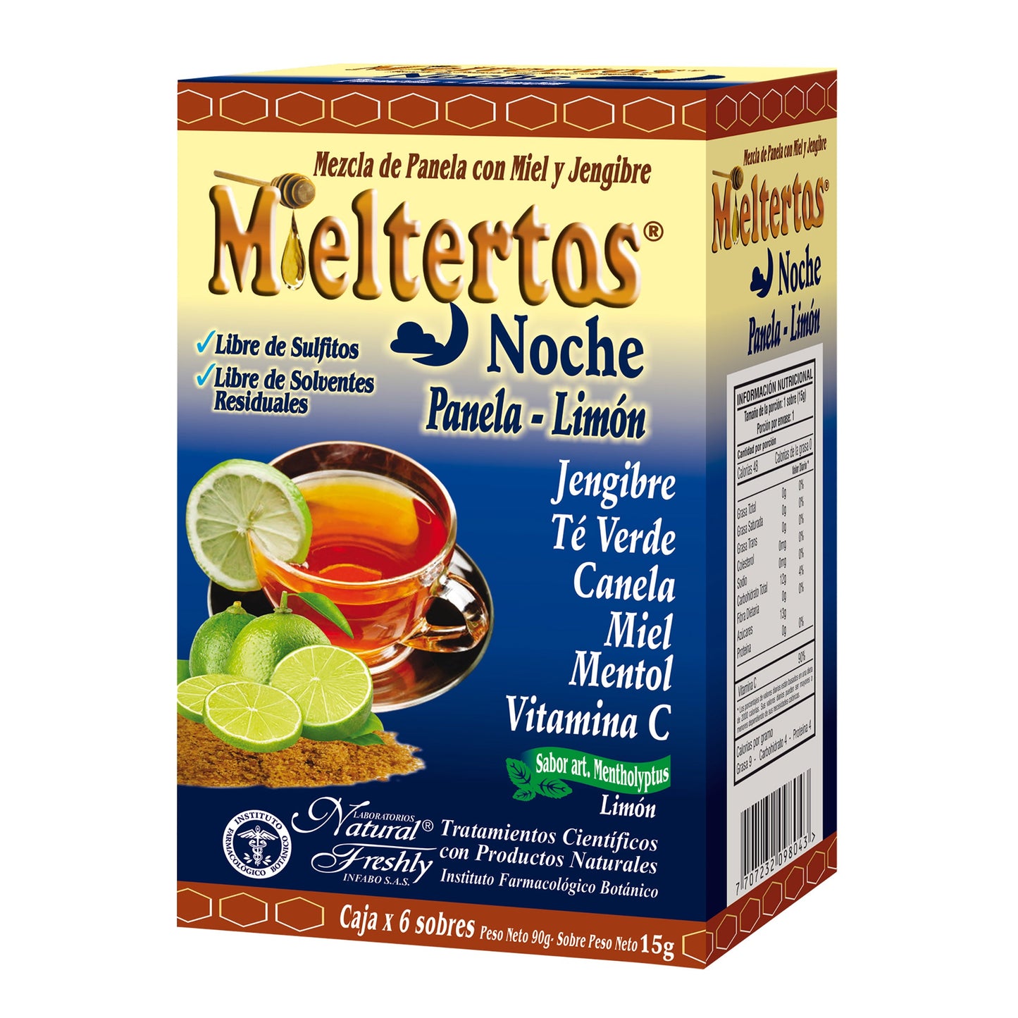Mieltertos Noche Pañal Limon 6 Sbsmie N
