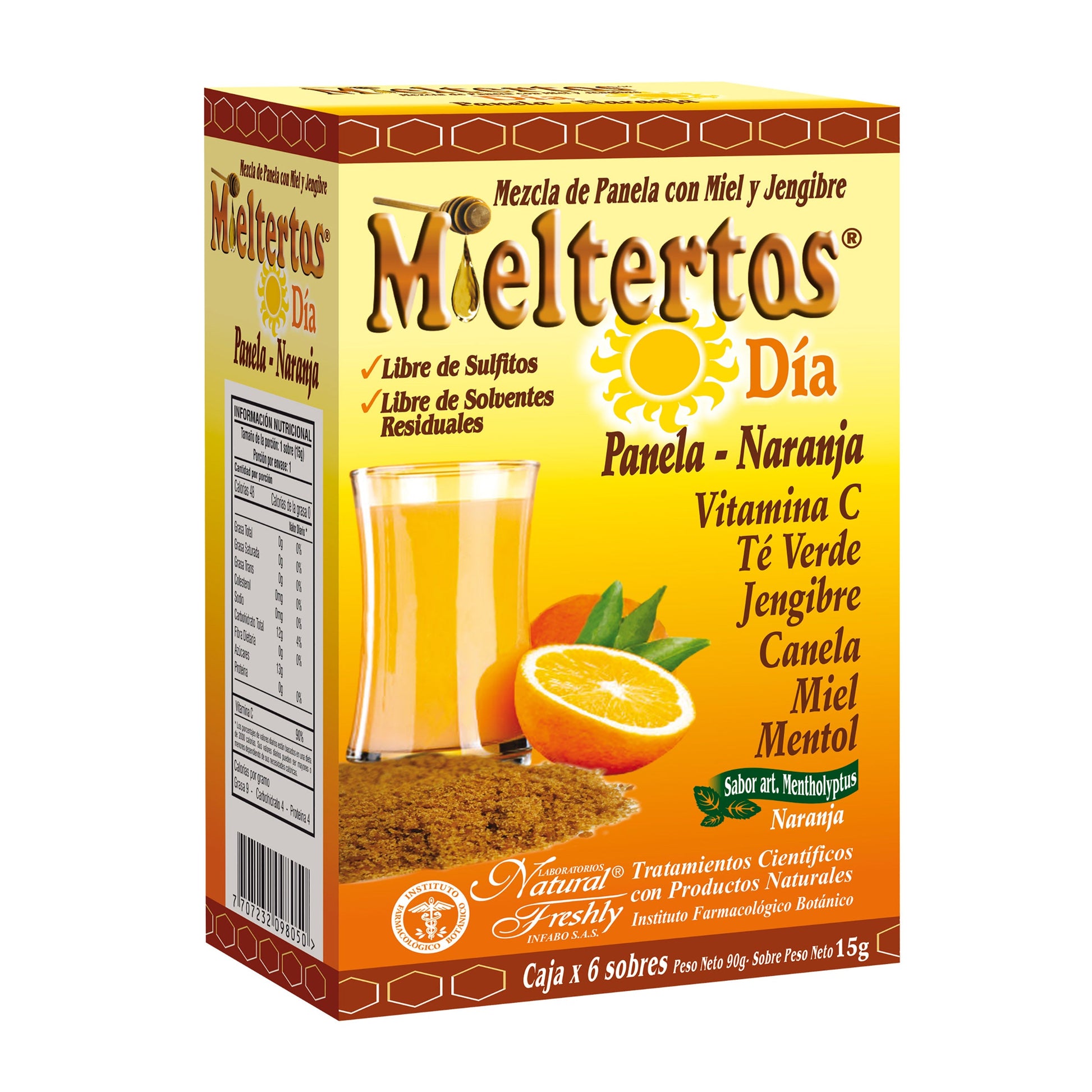 Mieltertos Dia Pañal Naranja 6 Sbs