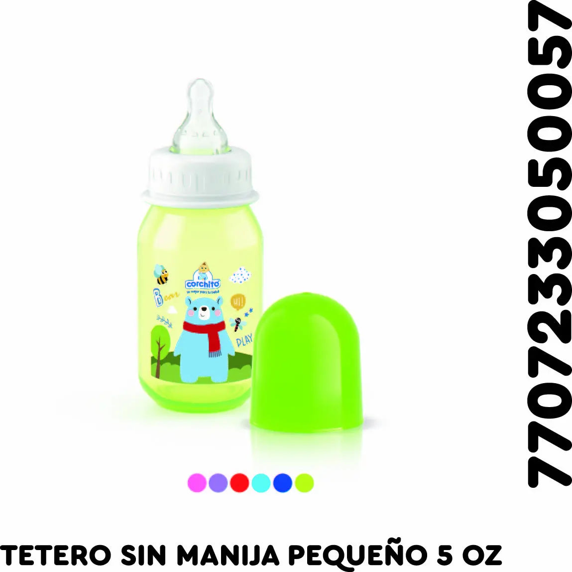 Biberon Sin Manija Peq 5oz Corchito
