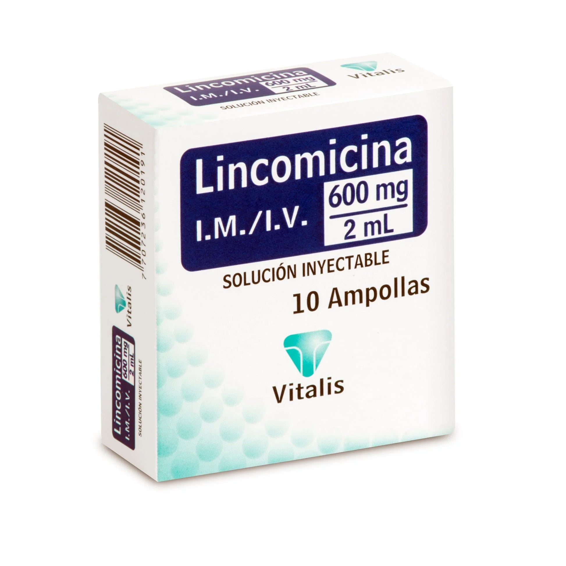 Lincomicina 600 mg/2ML 10 Ampollas Vt