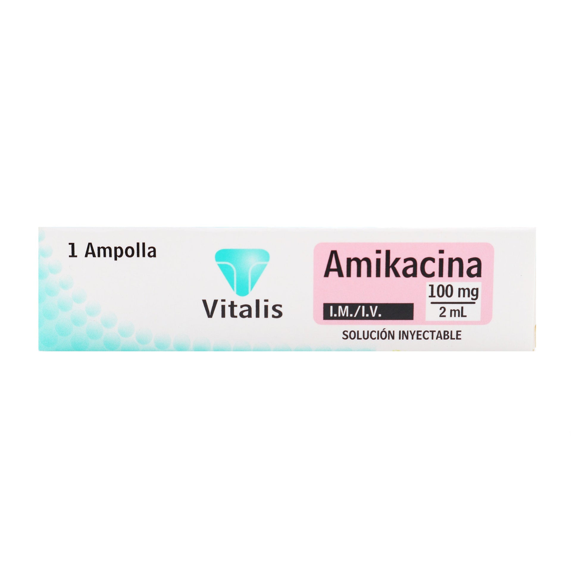 Amikacina 100mg/2 ml-C1 Vcm Vt