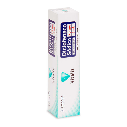 Diclofenaco 75mg/3ml 1 Ampolla Vt