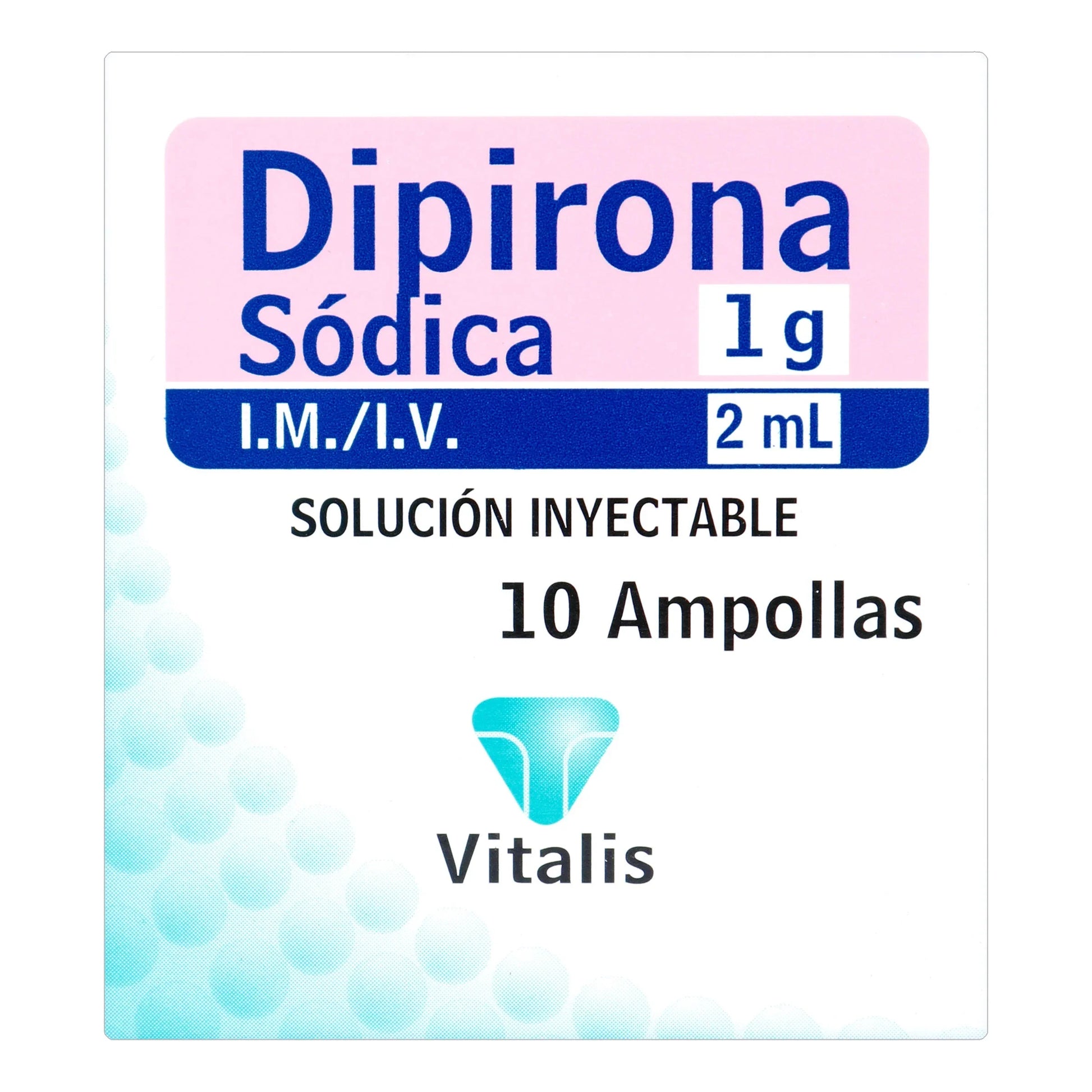Dipirona 1g /2ml 10 Ampollas