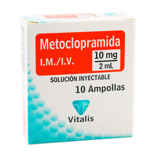 Metoclopramida Ampolla 10 mg/2ML 10 Ampolla