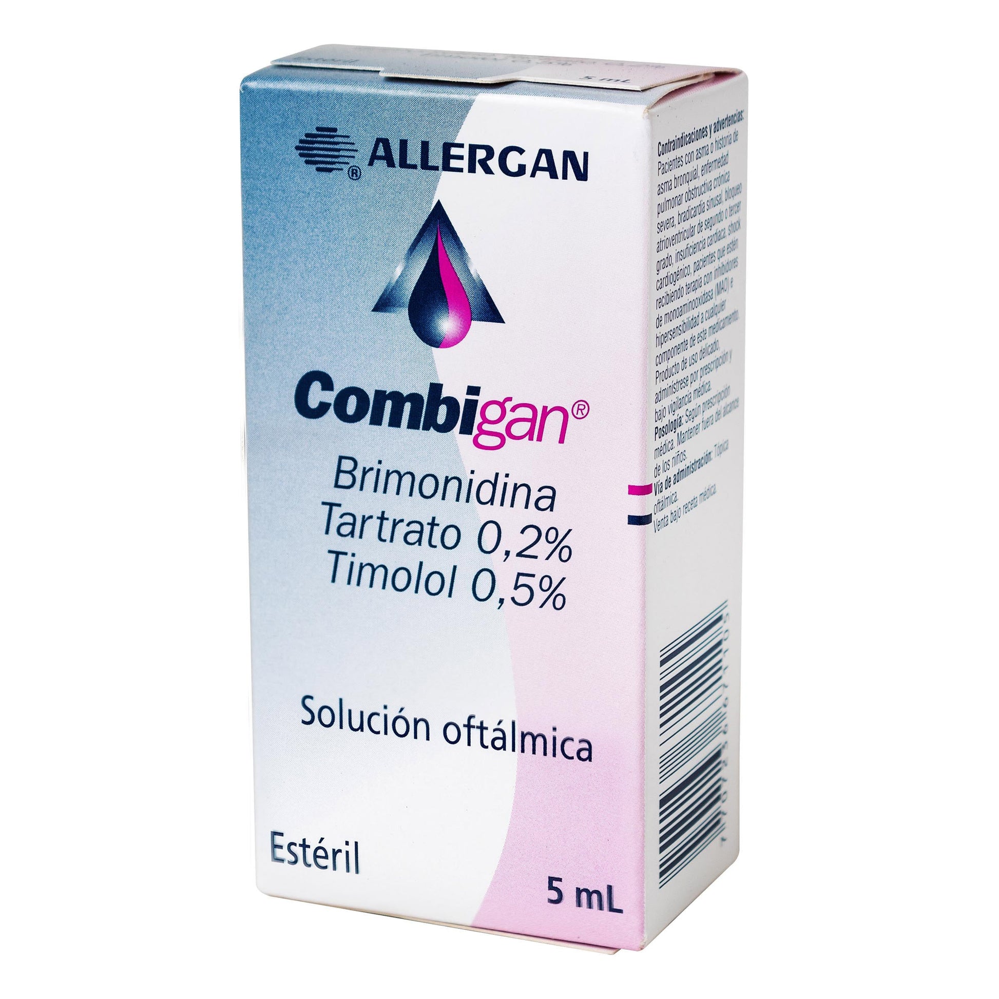 Combigan Solución.OFTALM.5 ml(3%+)(PAE)