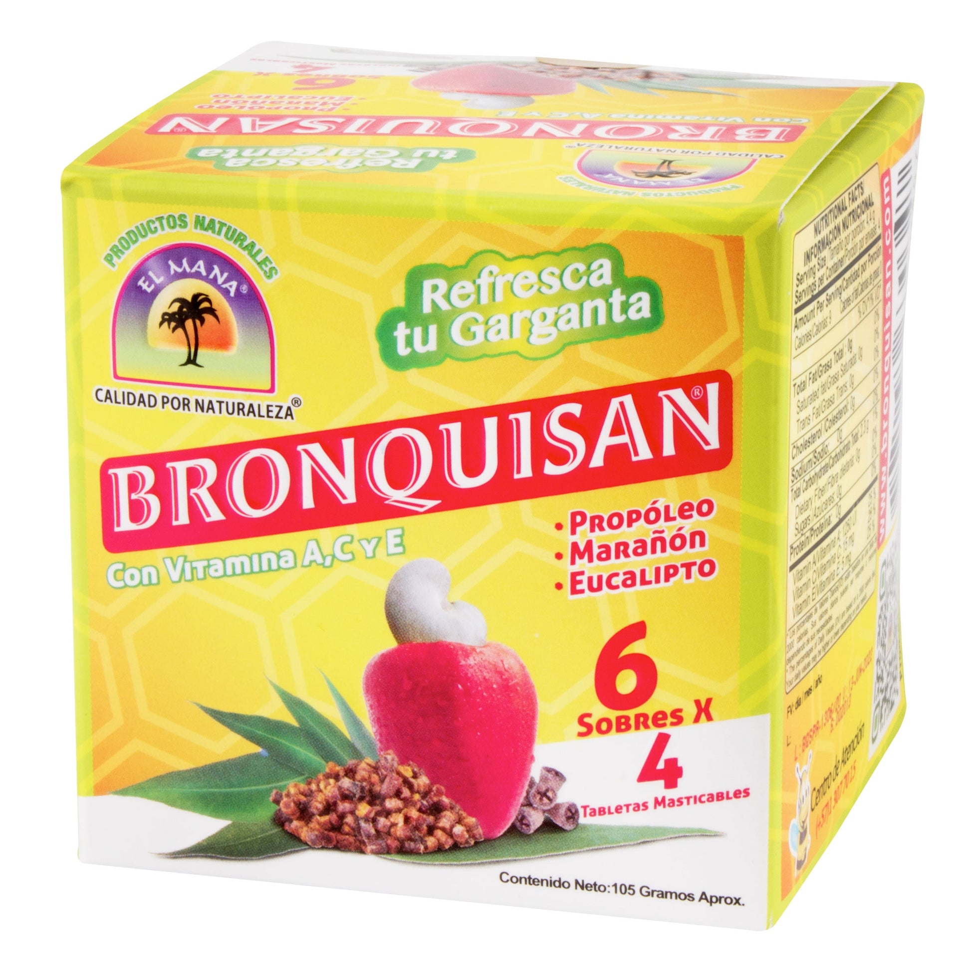 Bronquisan Tabletas Masticables 6 Sbs
