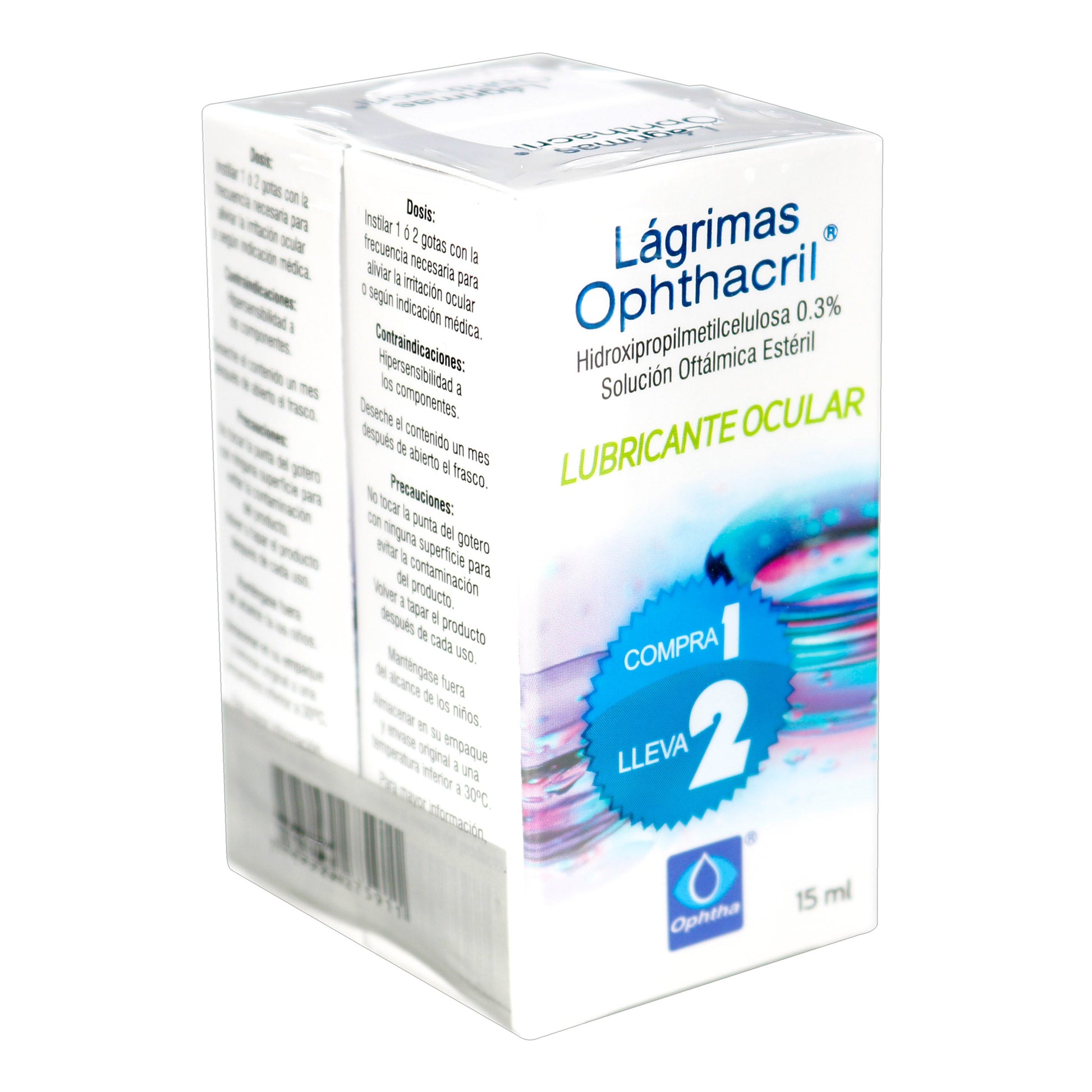 Ophthacril Gotas 15ml ComprimidoA 1 Lleve2