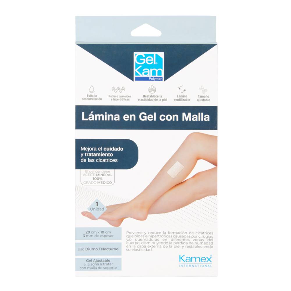 Lamina Gel Cristal Con Malla GelKAM Nti