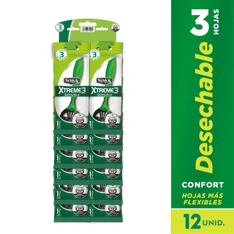 Maq. SCHICK Xtreme3 P.sens.12 Ud 30% Dto