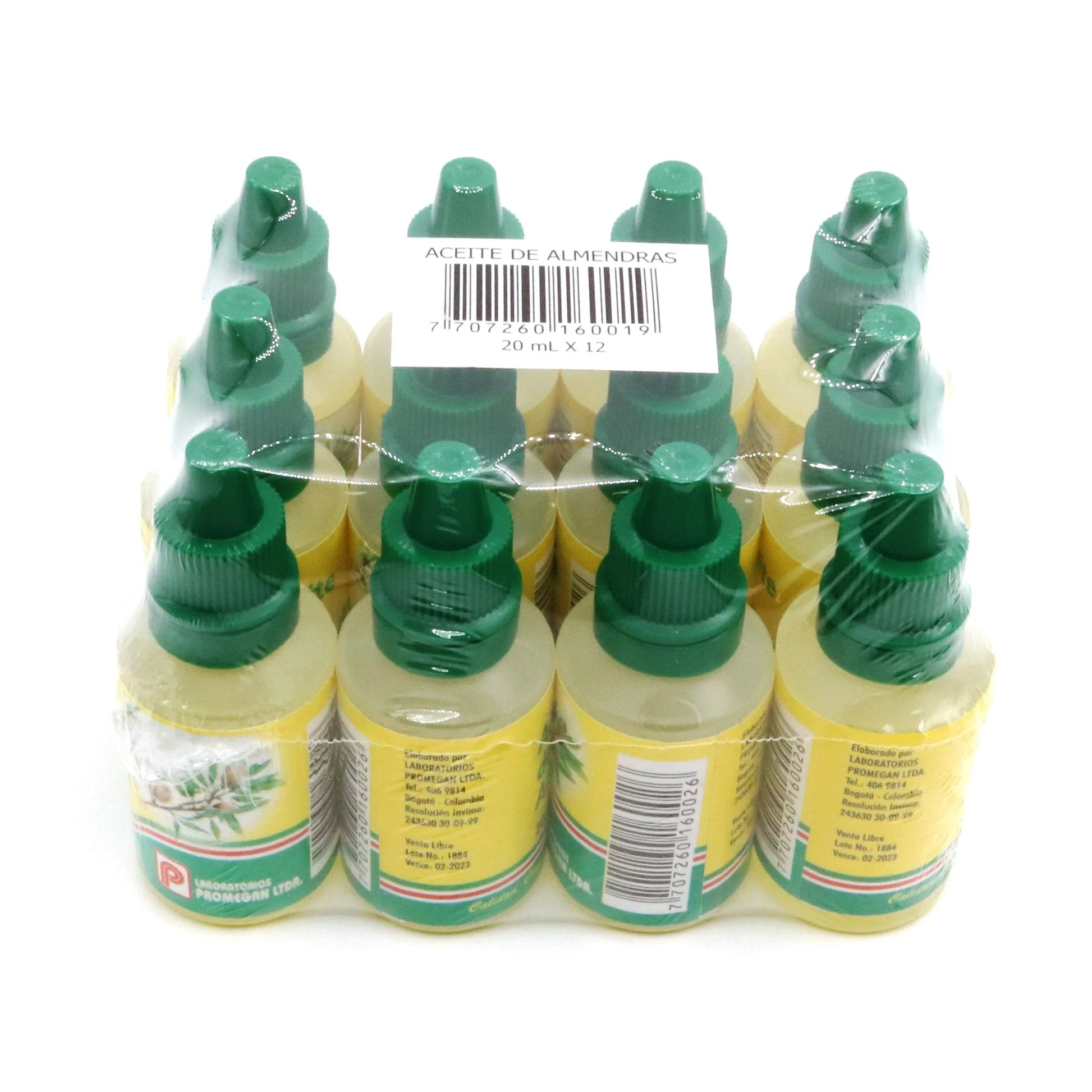 Aceite Almendras 20 ml 12 Uds Promegan