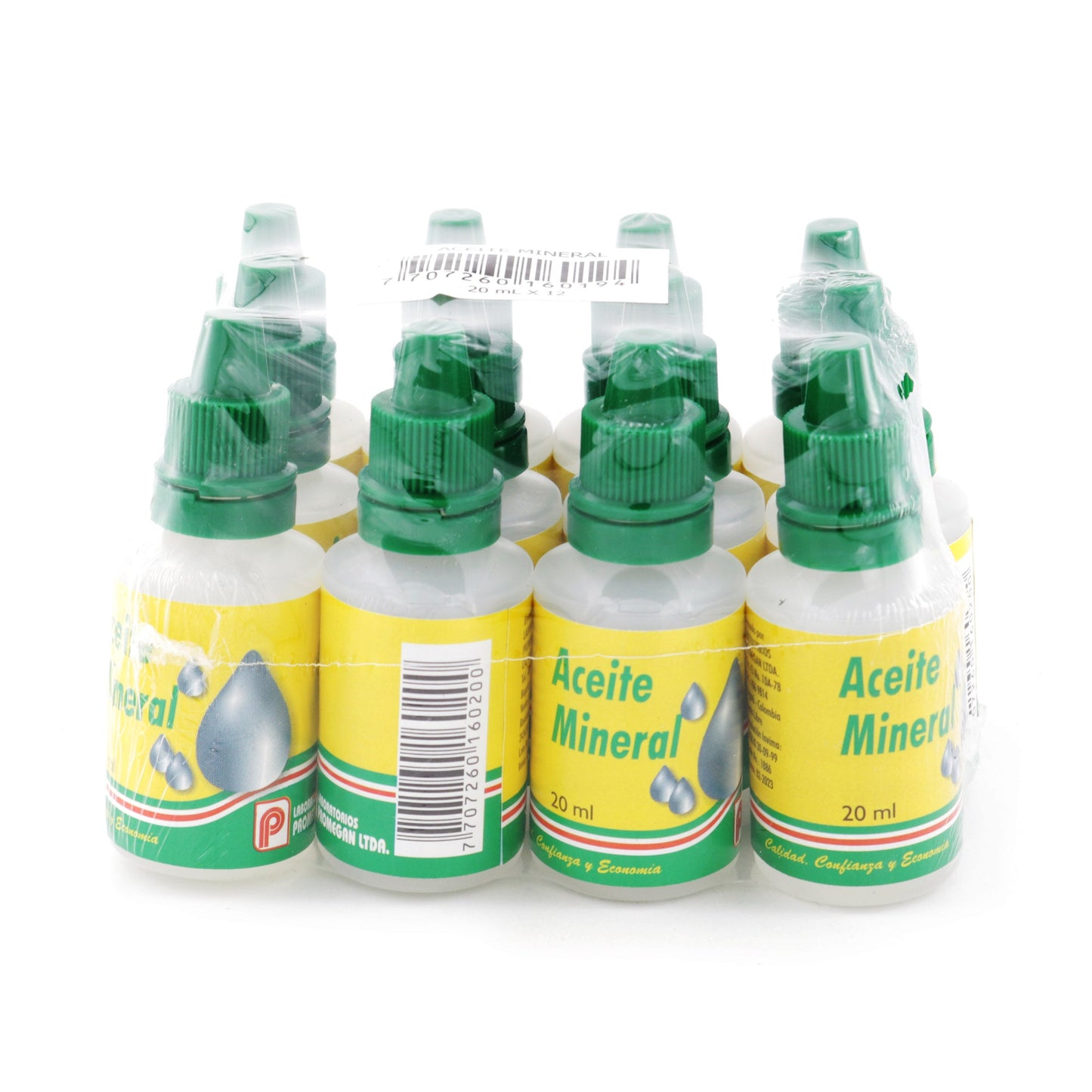 Aceite Mineral 20 ml 12 Unidad Promegan
