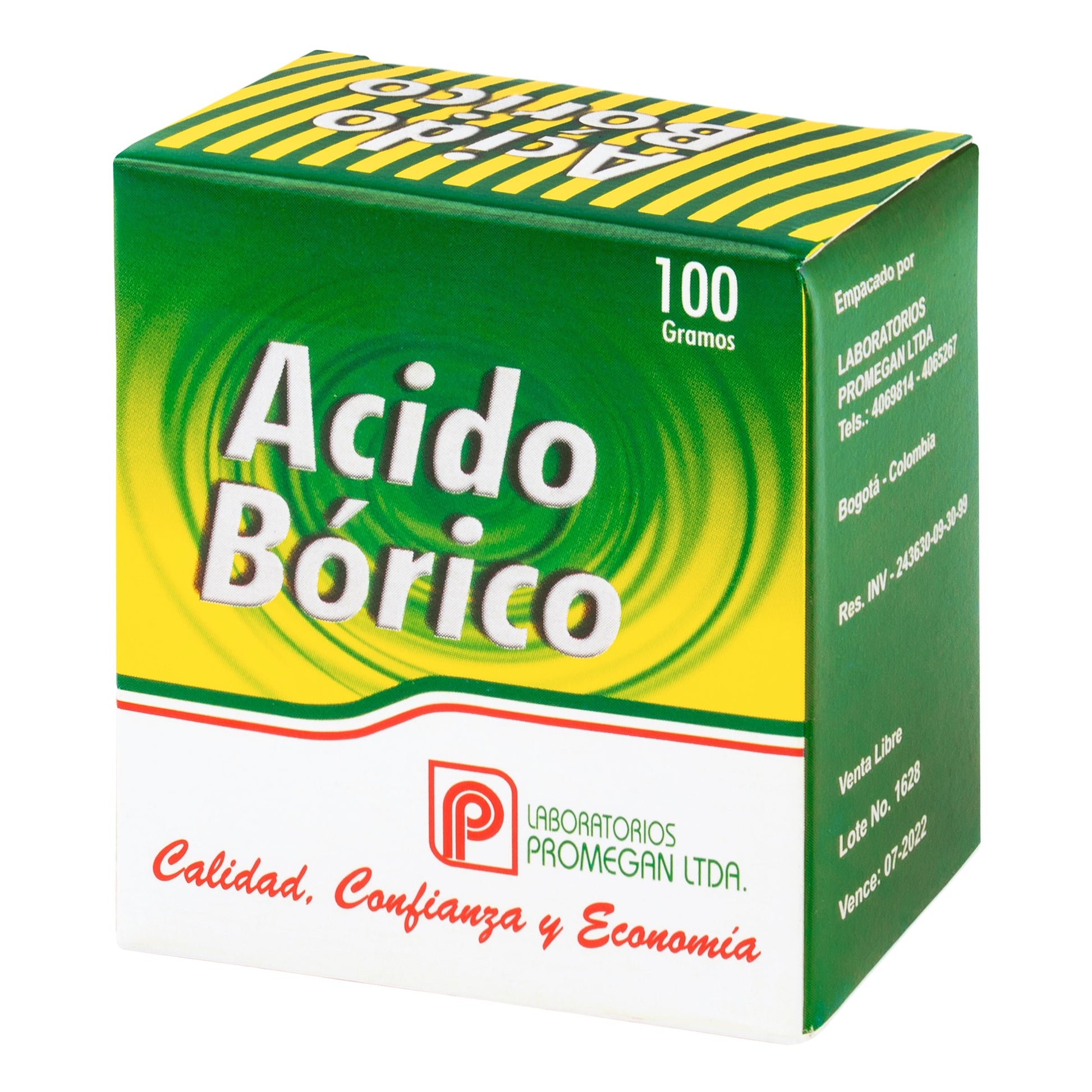 Ácido Borico 100 gr Promegan