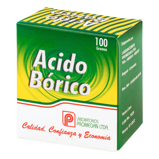 Ácido Borico 100 gr Promegan
