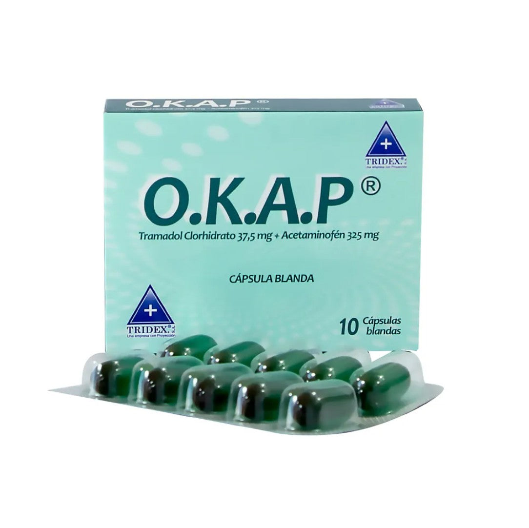 Okap Acet+tram X 10 Cápsula Tridex