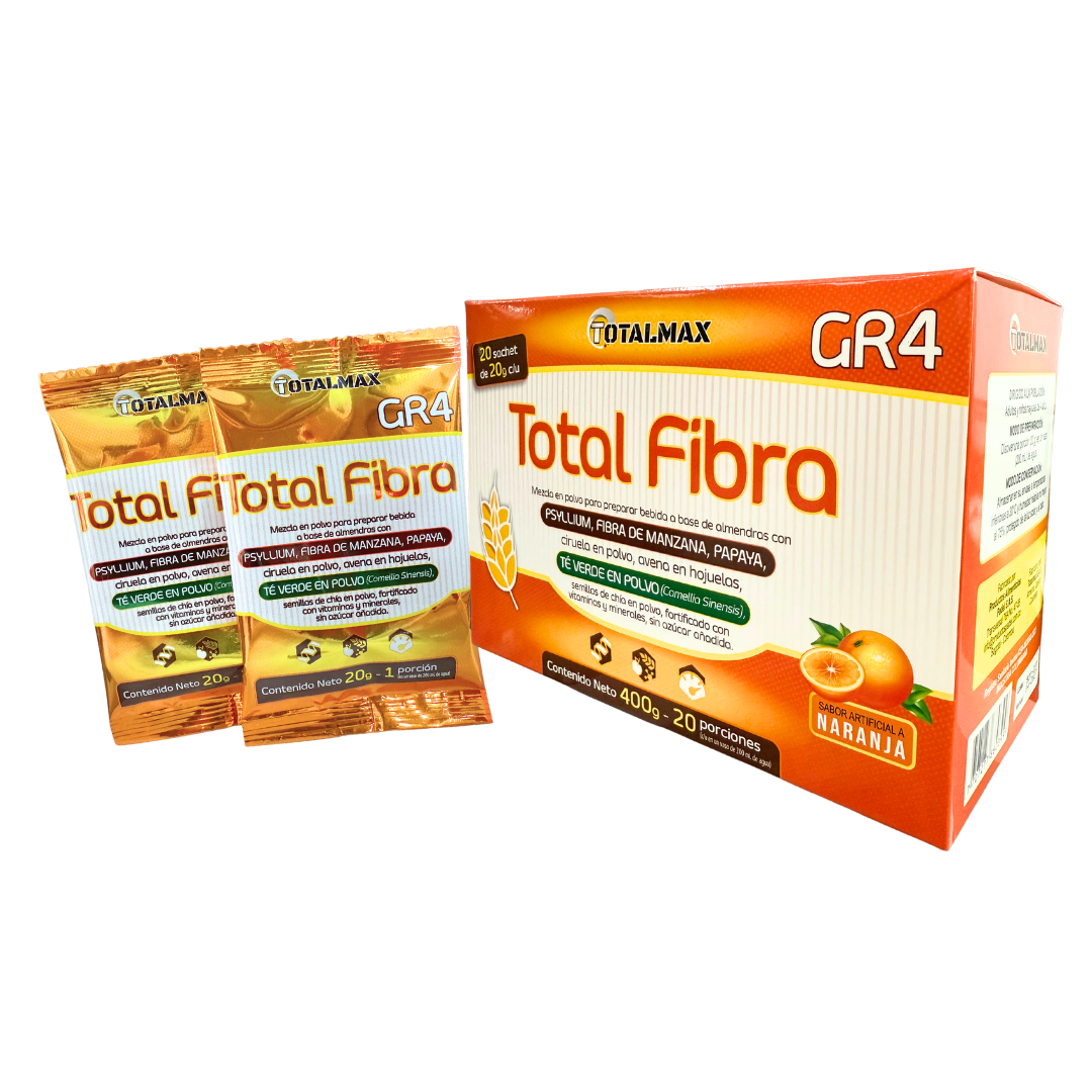 Total Fibra Polvo Sobre 20 Gramos