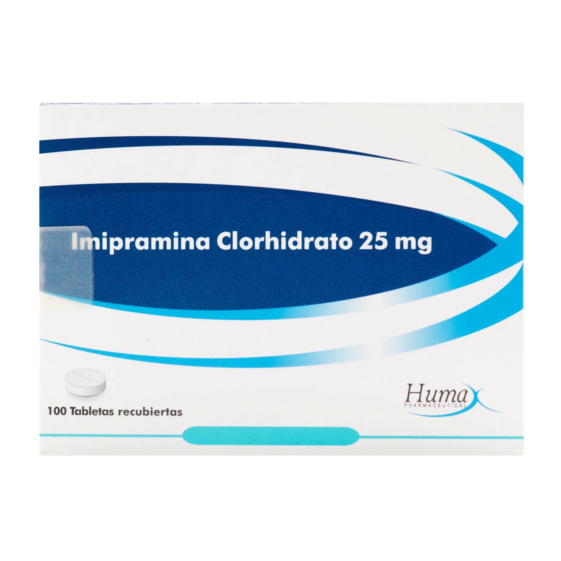 IMIPRAMINA 25 mg 100 Tabletas Hp