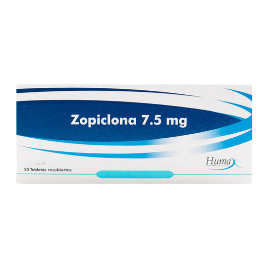 Zopiclona 7.5 mg 20 Tabletas Hp
