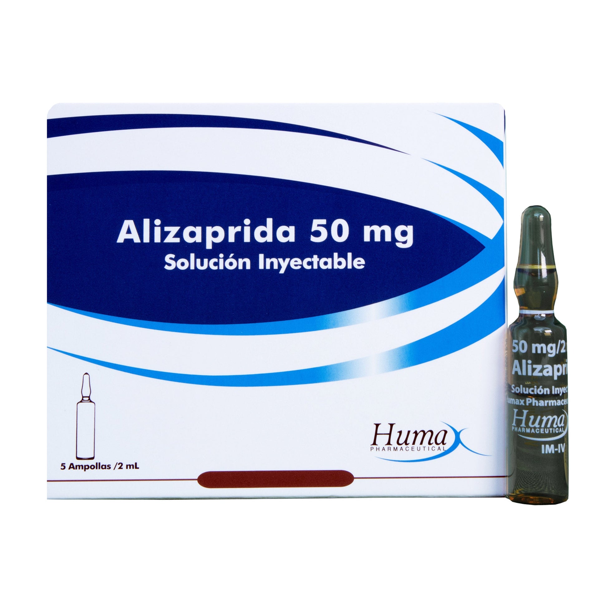Alizaprida 50 mg/2 ml 5 Ampollas Hp