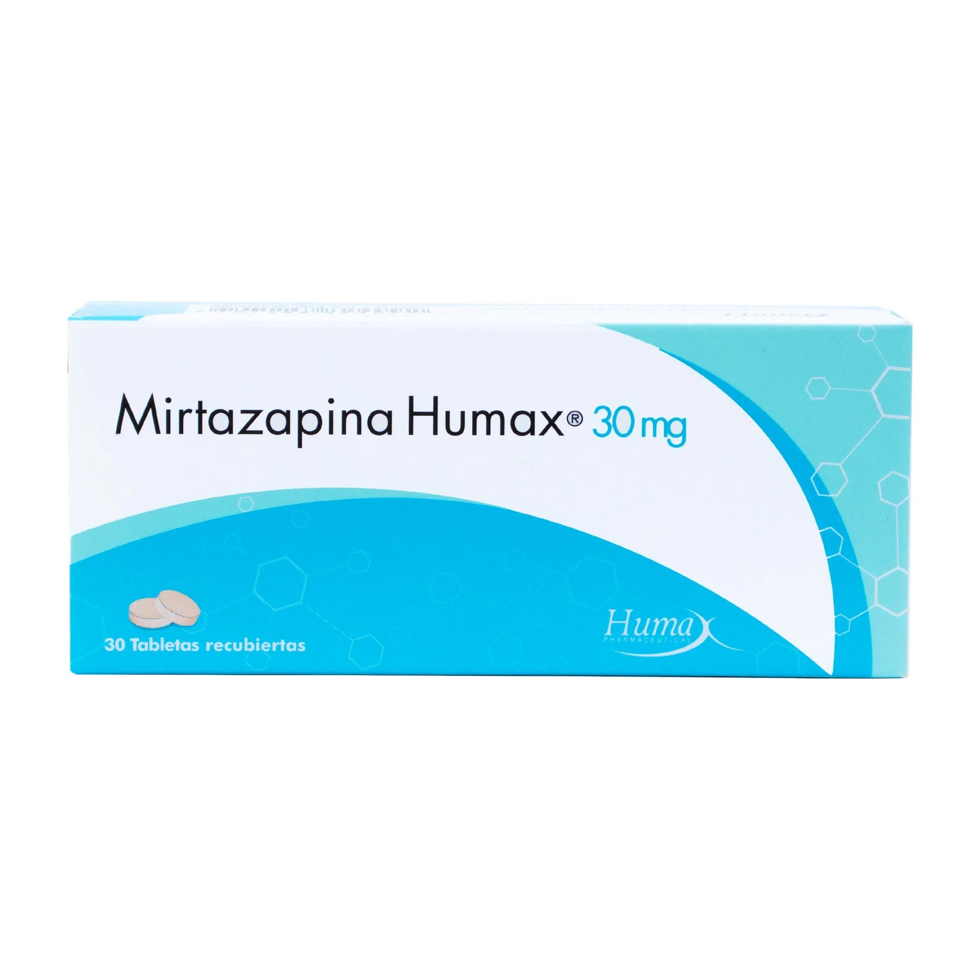 Mirtazapina 30 mg X 30 Tabletas Húmeda