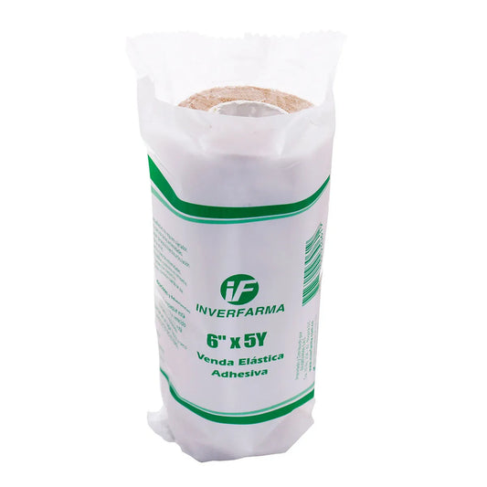 Venda Elastica Adhesiva 6x5 Yds C.piel