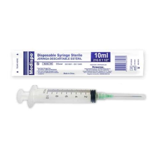 Jeringa 3p 10ml 21x1.1/2 100 Unidad Inverfa