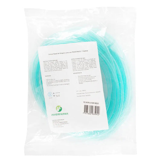 Canula Nasal 7 Mts Pediatrico Inverfarma